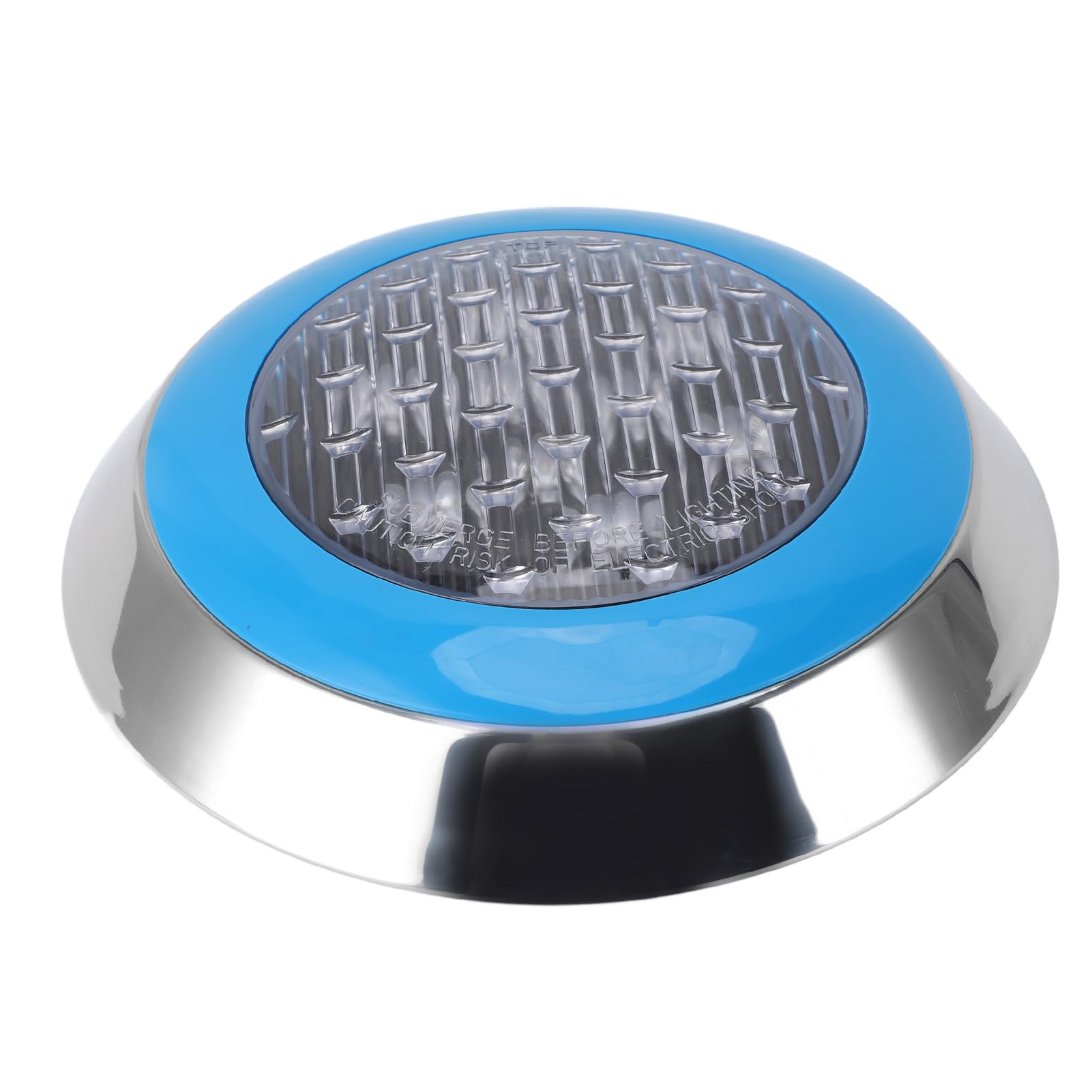 FDEVRWUO Luz de Piscina montada en la Pared, lámpara LED subacuática para Piscina, luz Blanca de 6000 K con Junta de Goma para Paisaje de Fuente de Estanque, 24 V de bajo Voltaje, Segura y (Sembrar)
