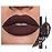 Kaely 2-in-1 Matte Lipstick and Lip Liner, Liquid Lip Stain Makeup for women Long Lasting Waterproof Smudge Proof, labiales matte mate larga duracion listip 24 hours originales, 04 Deep Brown