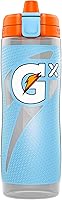 Vista 5 de Gatorade Gx Squeeze Bottles (30 onzas) - Mármol blanco y azul claro