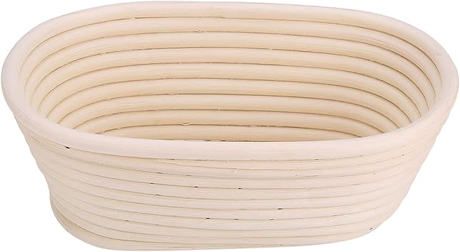 Bread Proofing Basket Oval Bread Proofing Baking Kit Unbleached Natural Dough Bread Diy Baking Production 21 * 14 * 8cm