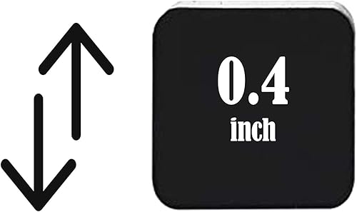 Miniatura 9 de Almohadillas amortiguadoras de sonido para muebles y parachoques de gabinete, tapón de goma negro para superficies pequeñas (5, redondo)