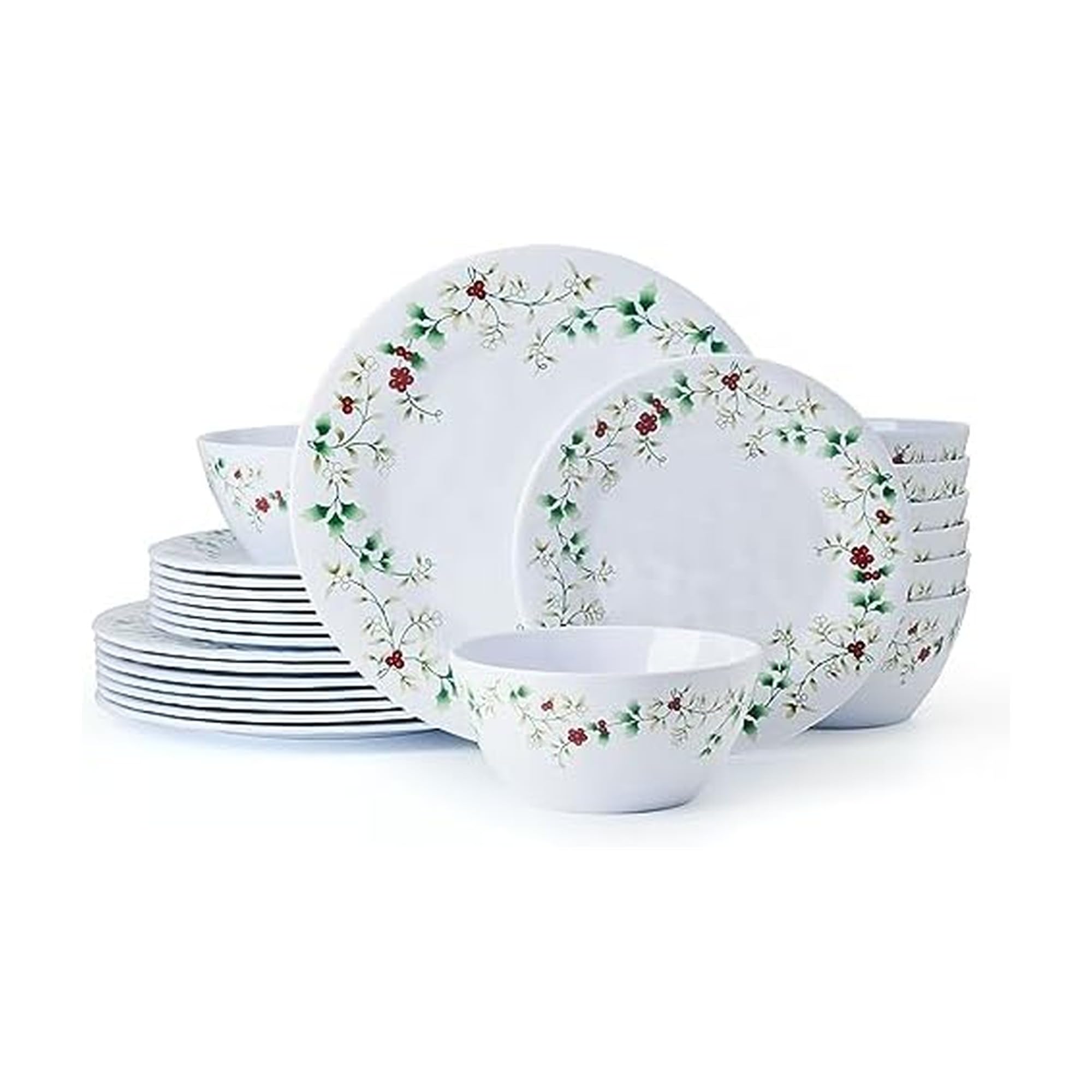 Service mélamine Pfaltzgraff Winterberry incassable 8 personnes