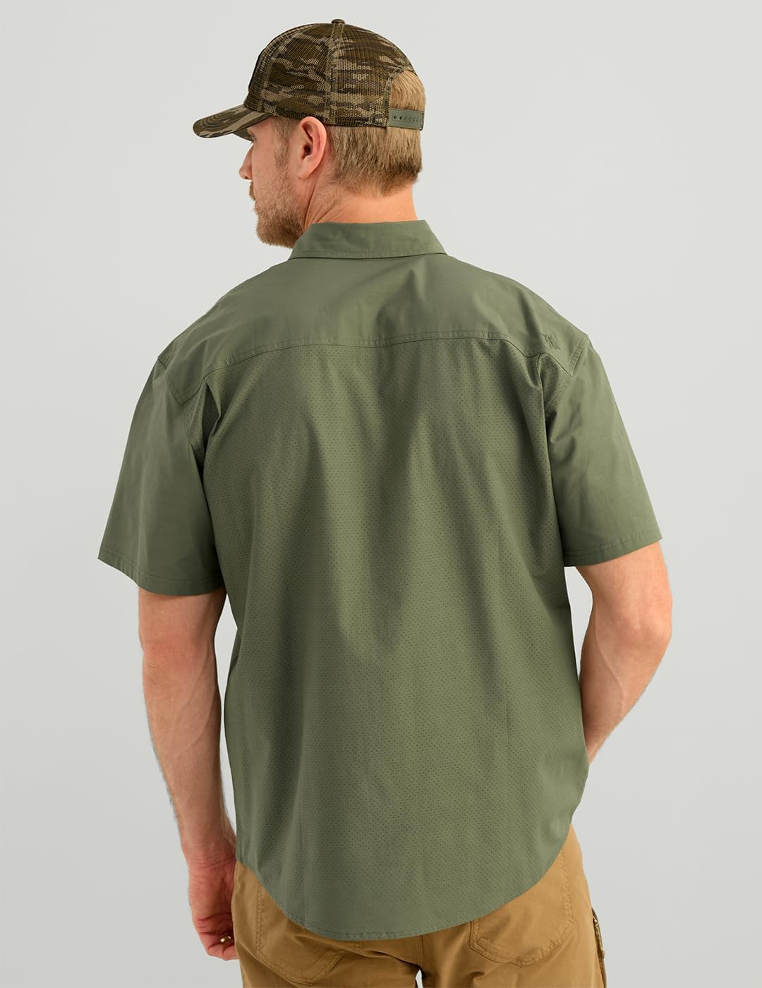 Nomad Mens Huntley Short Sleeve Button Down Hunting Lifestyle Shirt - Image 5