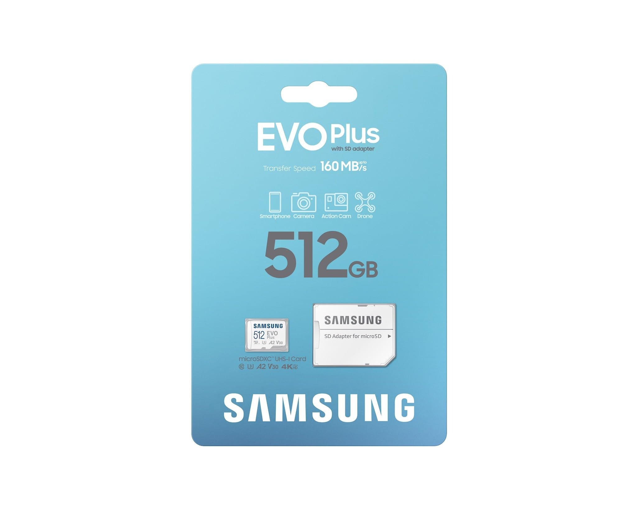 Amazon | Samsung EVO Plus microSDXC メモリーカード 512GB 160MB/秒