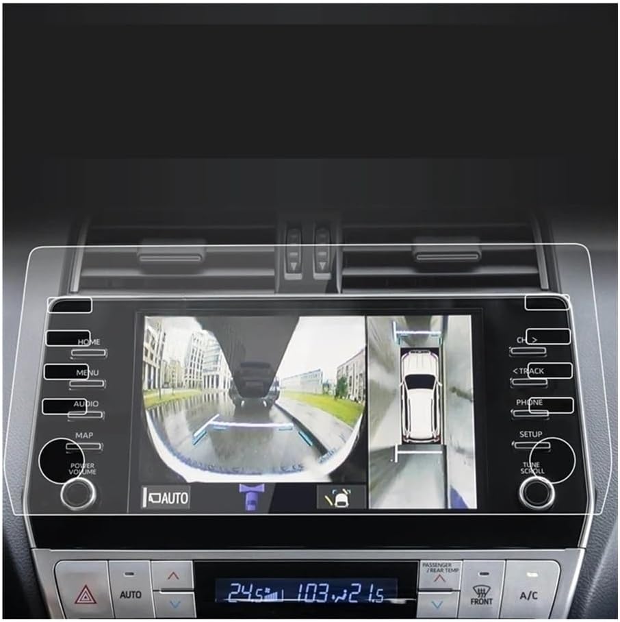 Car GPS Protective Film For LAND For CURISER For PRADO 2022 Car Console Dashboard Tempered Glass Protective Film Navigator Screen Protector Auto Navigation Screen Protector