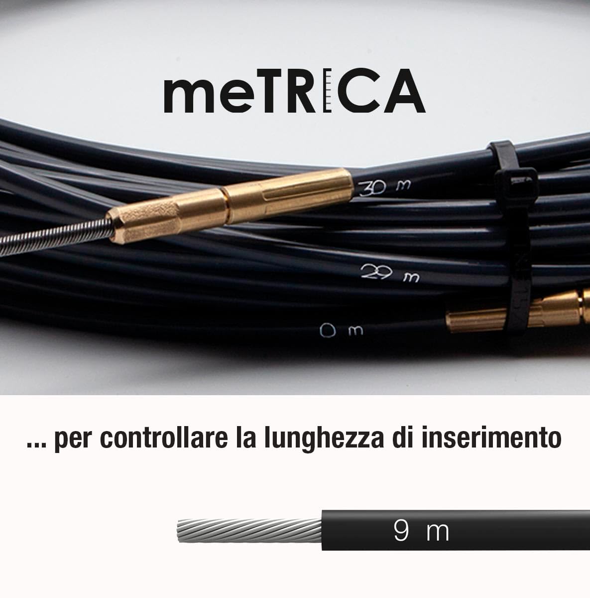 Arnocanali - Sonda ACCIAIO INOX SPIRALATA poliestere Ø 6 L40m