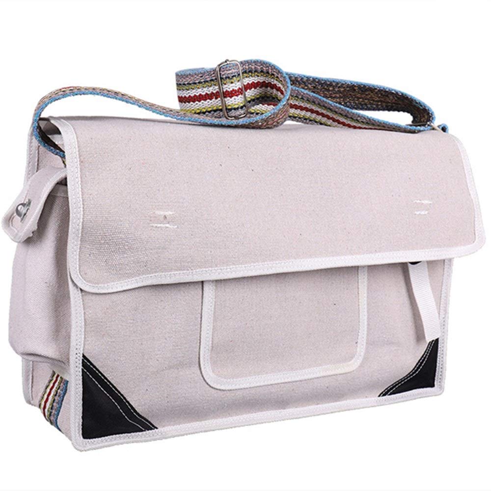 Bolsa de Herramientas El kit pequeño grande de lona gruesa puede almacenar y organizar herramientas Almacenamiento con Múltiples Bolsillos(40x30x14cm)
