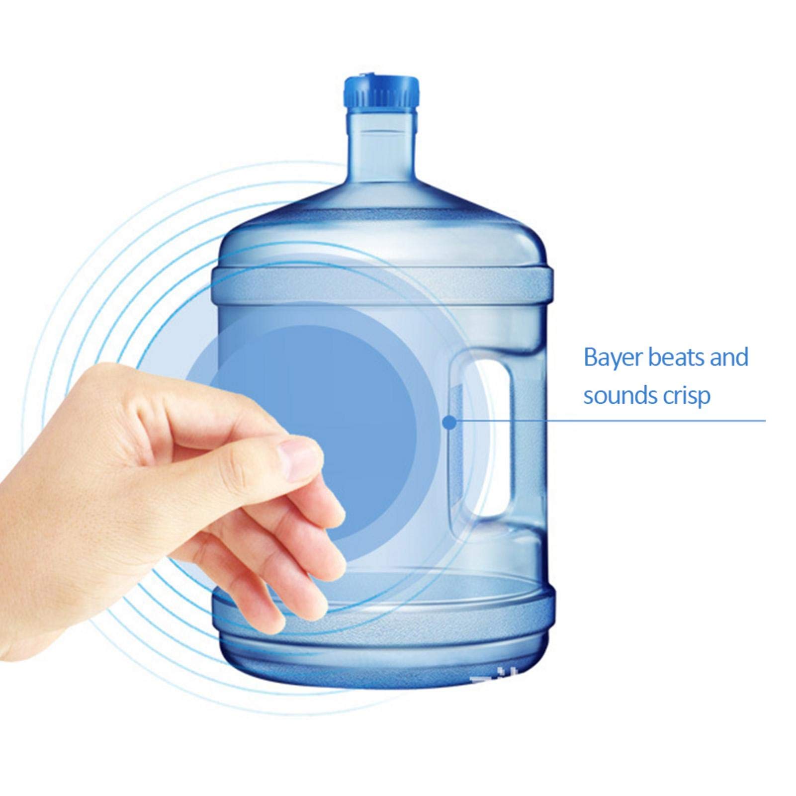 Depósito de Almacenamiento de Agua portátil con asa - Depósito de Agua de Camping para Mochila de Senderismo al Aire Libre y Kit de Supervivencia | Camping para Mochila de Senderismo al Aire Libre y Kit de Supervivencia