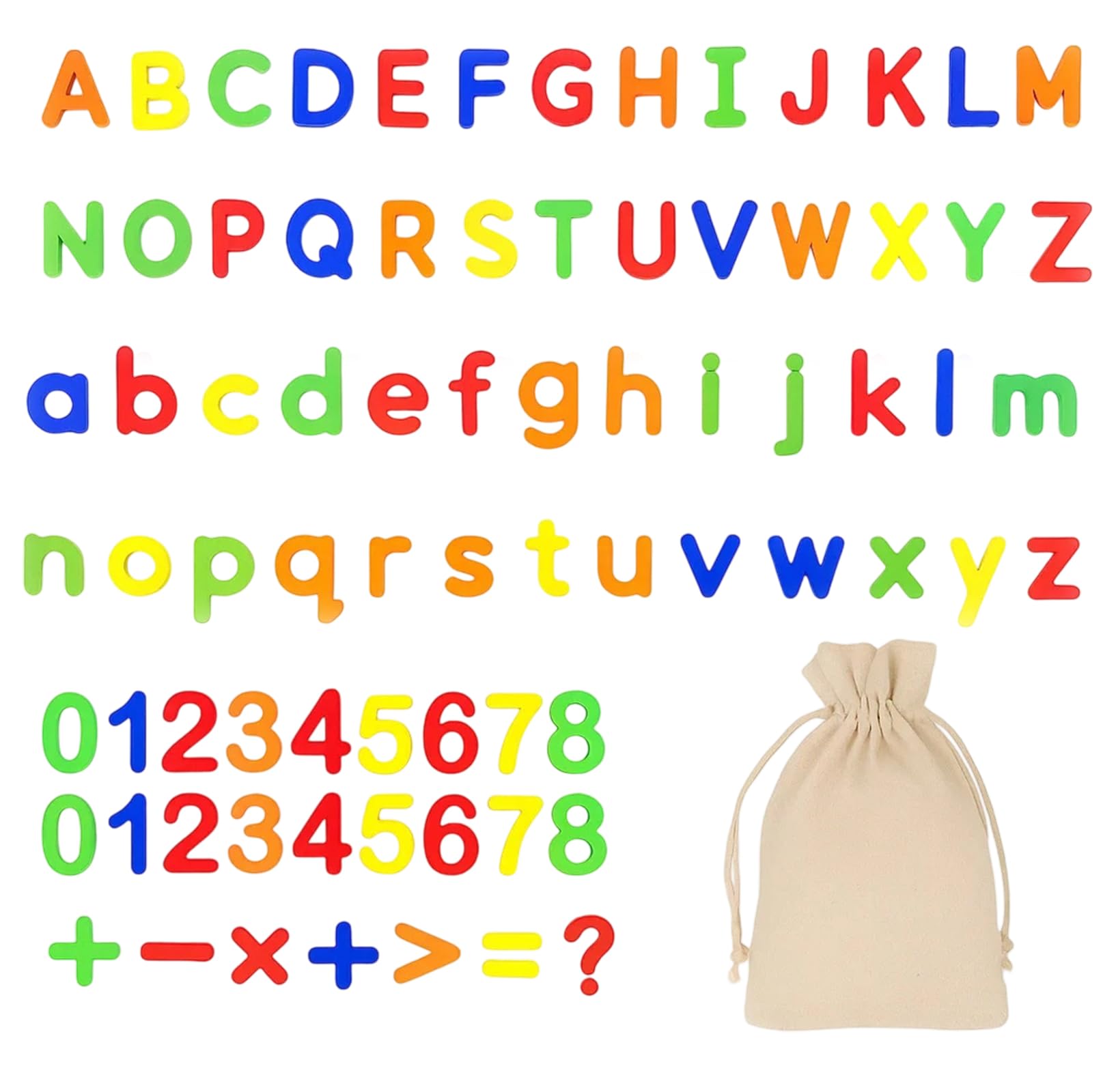 79 Pcs Magnetic Letters, Colorful Kids Learning Toys, Magnetic Letters And Numbers