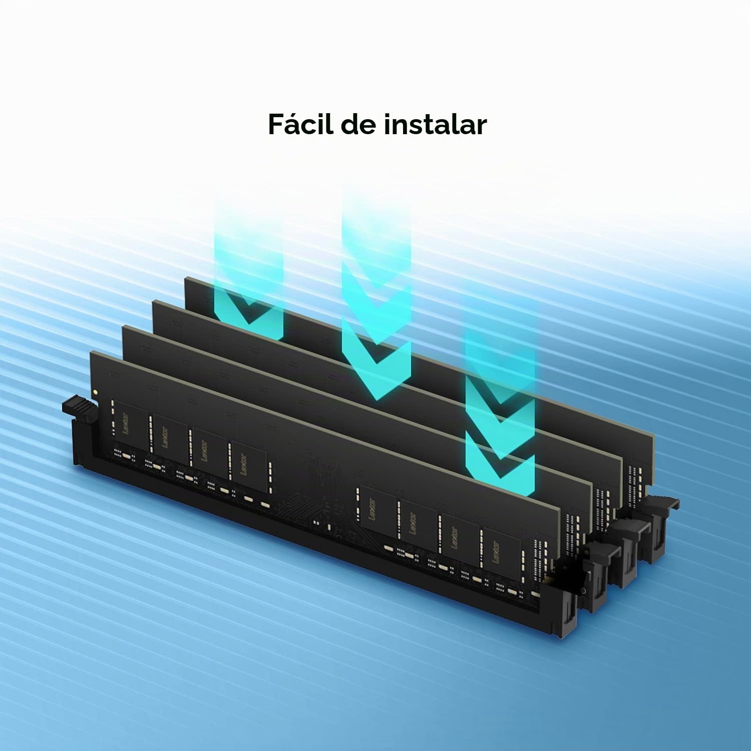 Memoria RAM Lexar LD4AU016G-B3200GSST 16 GB CL22 DDR4 3200 MHz - Marca: Lexar - EAN: 0843367123803