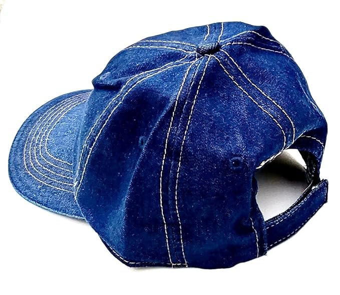 Image of Teemoods Cotton Baseball Cap: Stylish Adjustable Sun Cap for Men & Women, Embroidered Design, Great for Summer Outings, Walking, Hiking & Everyday Use