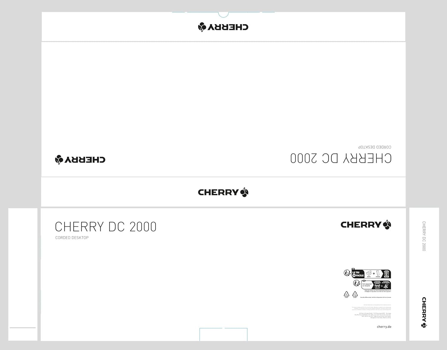 CHERRY DC 2000 Product Packaging