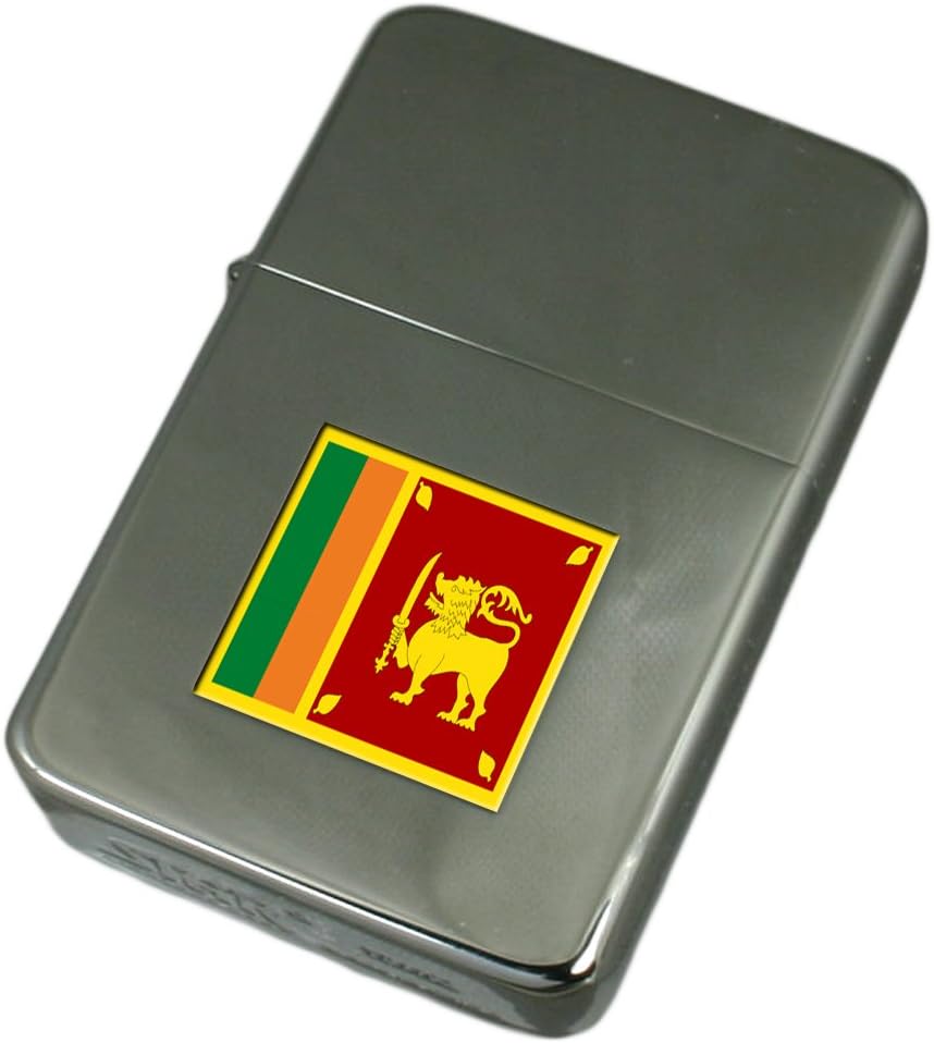 Engraved Lighter Sri Lanka Flag