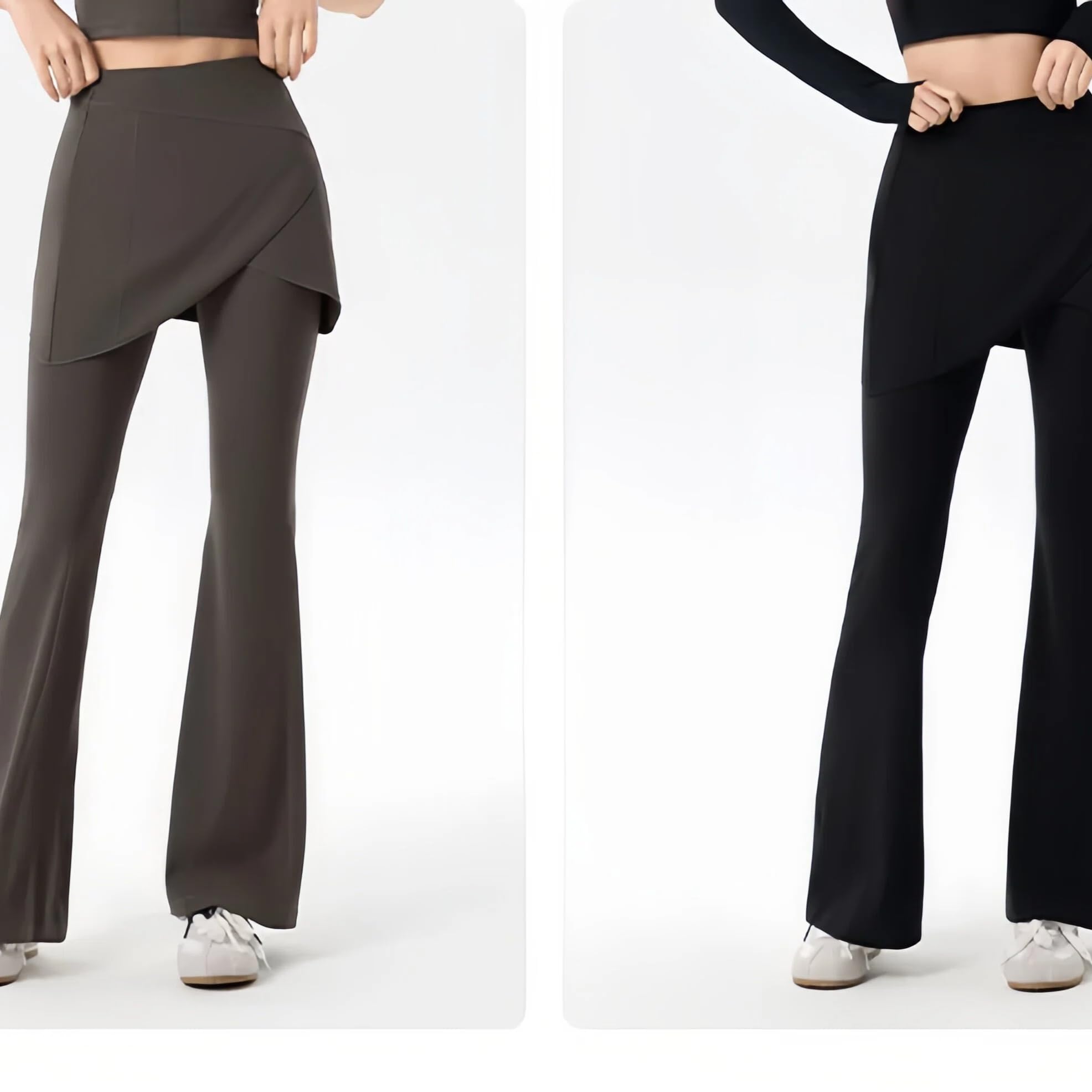 Legginsy do jogi spodnie z dzwonkiem brzoskwiniowe podnoszące pośladki spodnie fitness spodnie z wysokim stanem spodnie z szerokimi nogawkami