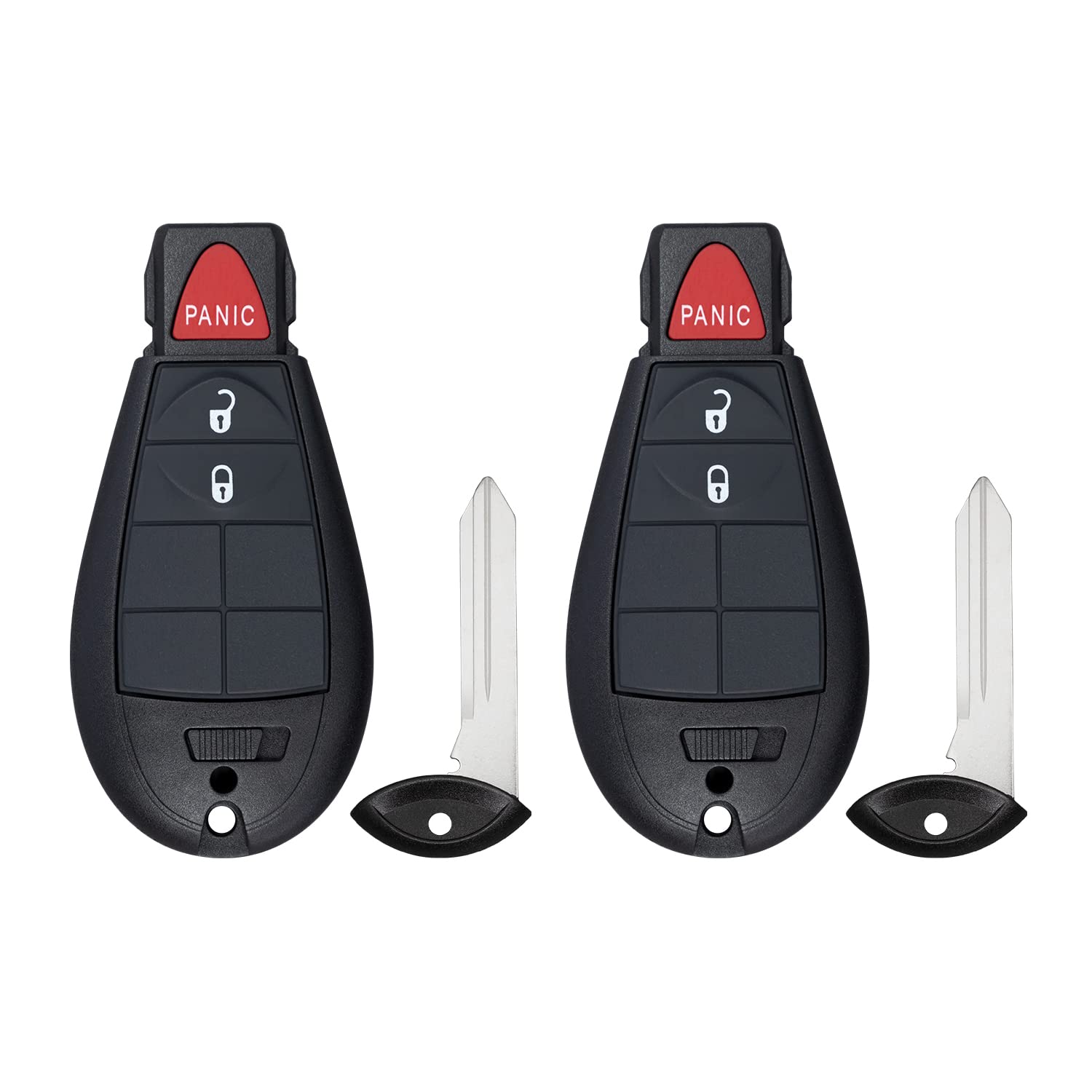 XINXUSONG 2-Pack Car Key Fob Remote – Replacement For Ram, Dodge, Jeep Models (M3N5WY783X / 05026378 Compatible) - View #8