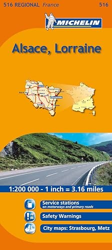 Mapa Regional Alsace, Lorraine: No. 516 (Mapas Regional)