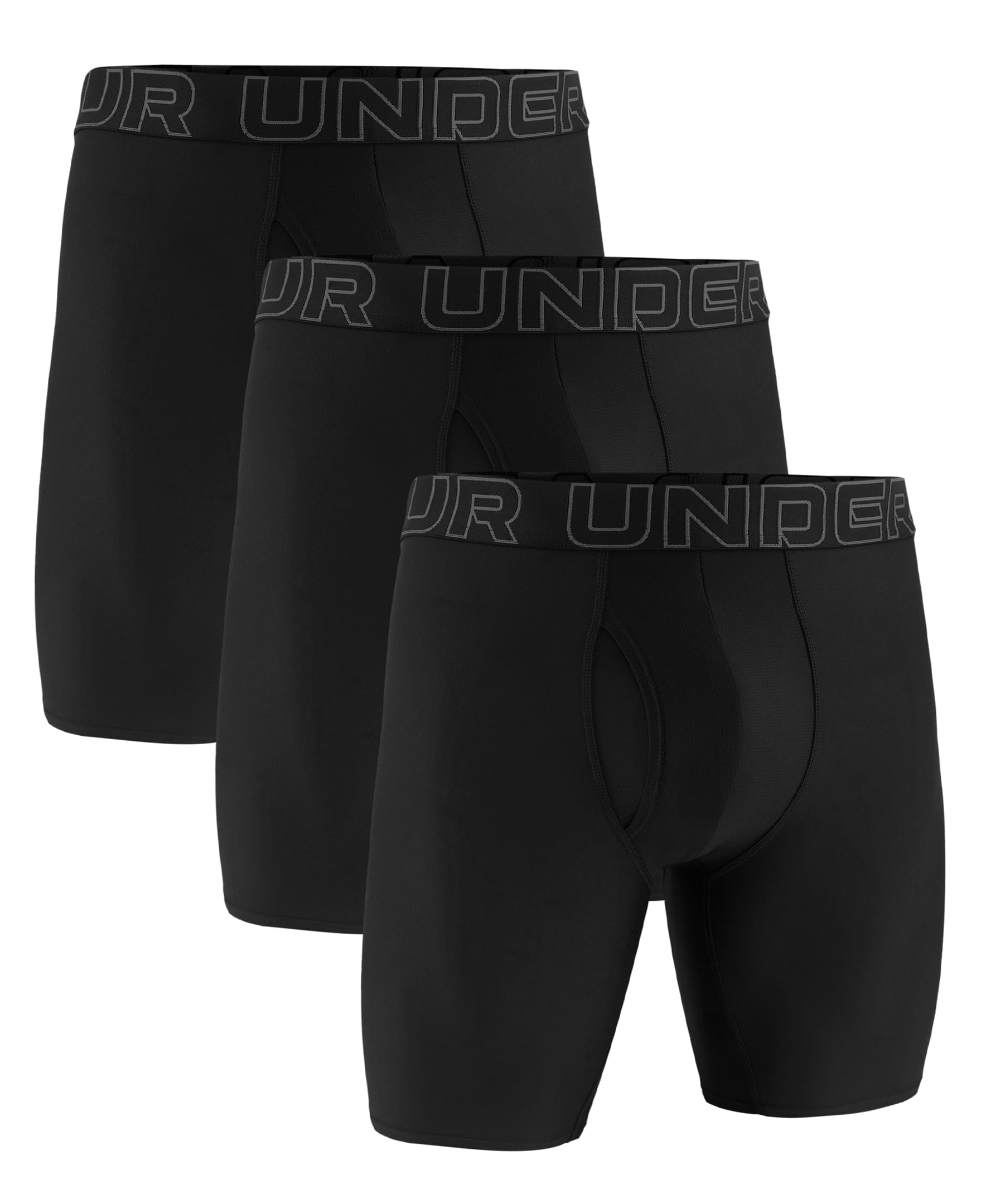 Men's Multi-Pack Performance Tech Long-Leg Boxer Brief, 9" Inseam, All-Day Comfort