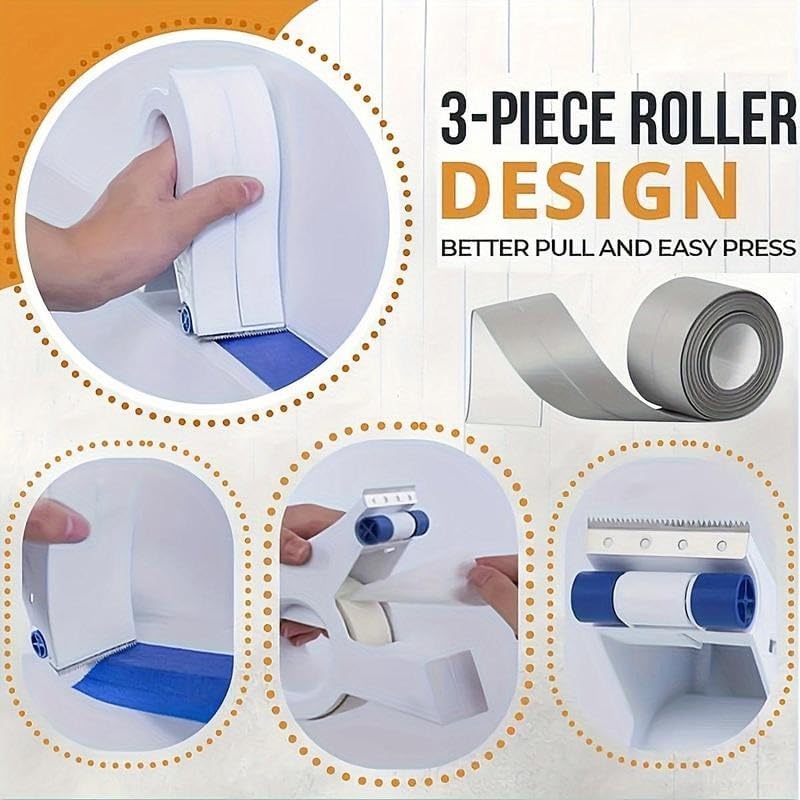 Professional Painter's Masking Tape Dispenser, Durable ABS Coating Machine for Wall Paint Application & Sealing, Ideal for Home or Industrial Use