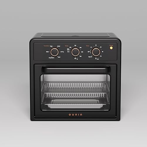 Electric Oven 800W, 120V/60Hz knob-controlled electric oven, baking temperature reaches 200-450°F, suitable for broiling, baking, and toasting