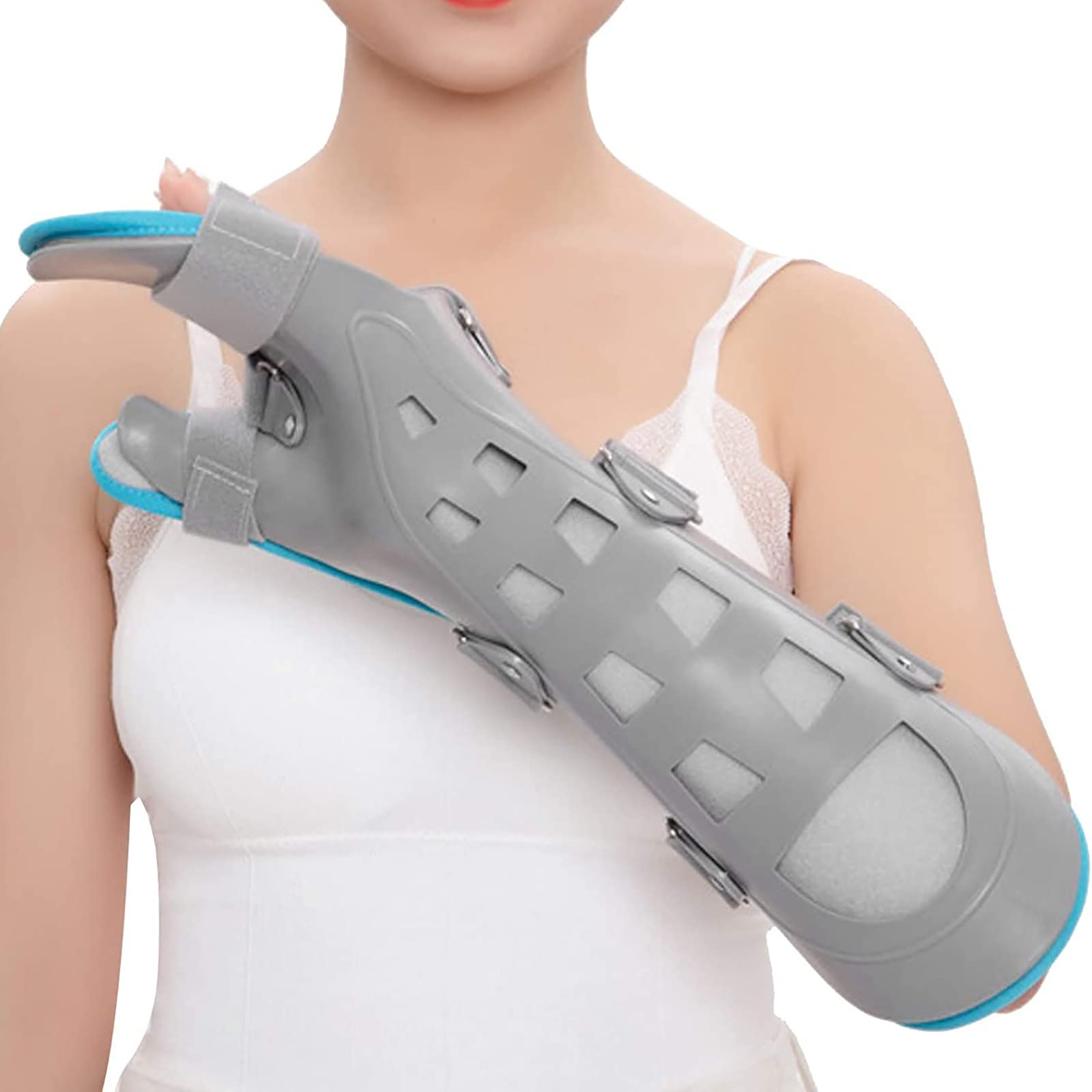 Stecca per mano a riposo, stecca per tutore per supporto polso, immobilizzatore per stecca per mano a riposo per ictus, riabilitazione dell'atrofia muscolare, per mano per tendinite lesioni sportive