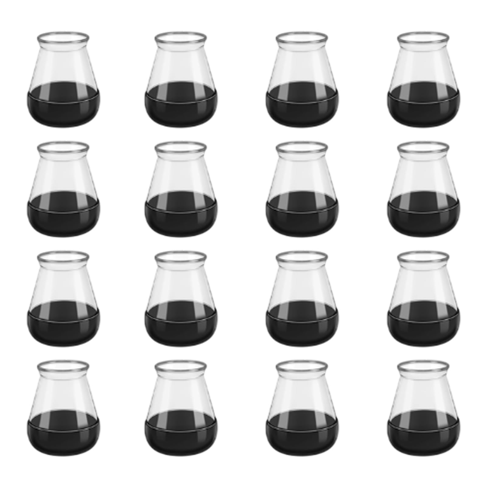 16Pcs Chair Leg Floor Protectors, Furniture Pads Floor Protectors with TPE + Polyethylene