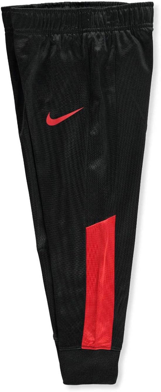 Get Special Price Nike Kids Boy's Color Block Full Zip Hoodie and Jogger Pants Two-Piece Track Set (Little Kids) Black/University Red 4 Little Kids