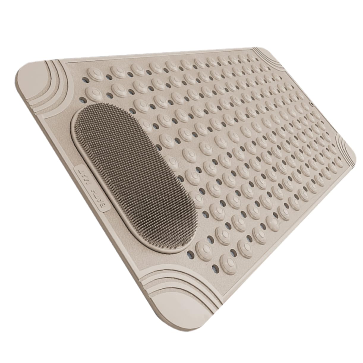 Alfombrilla exfoliante de ducha Ciieeo con masaje de pies y ventosas potentes