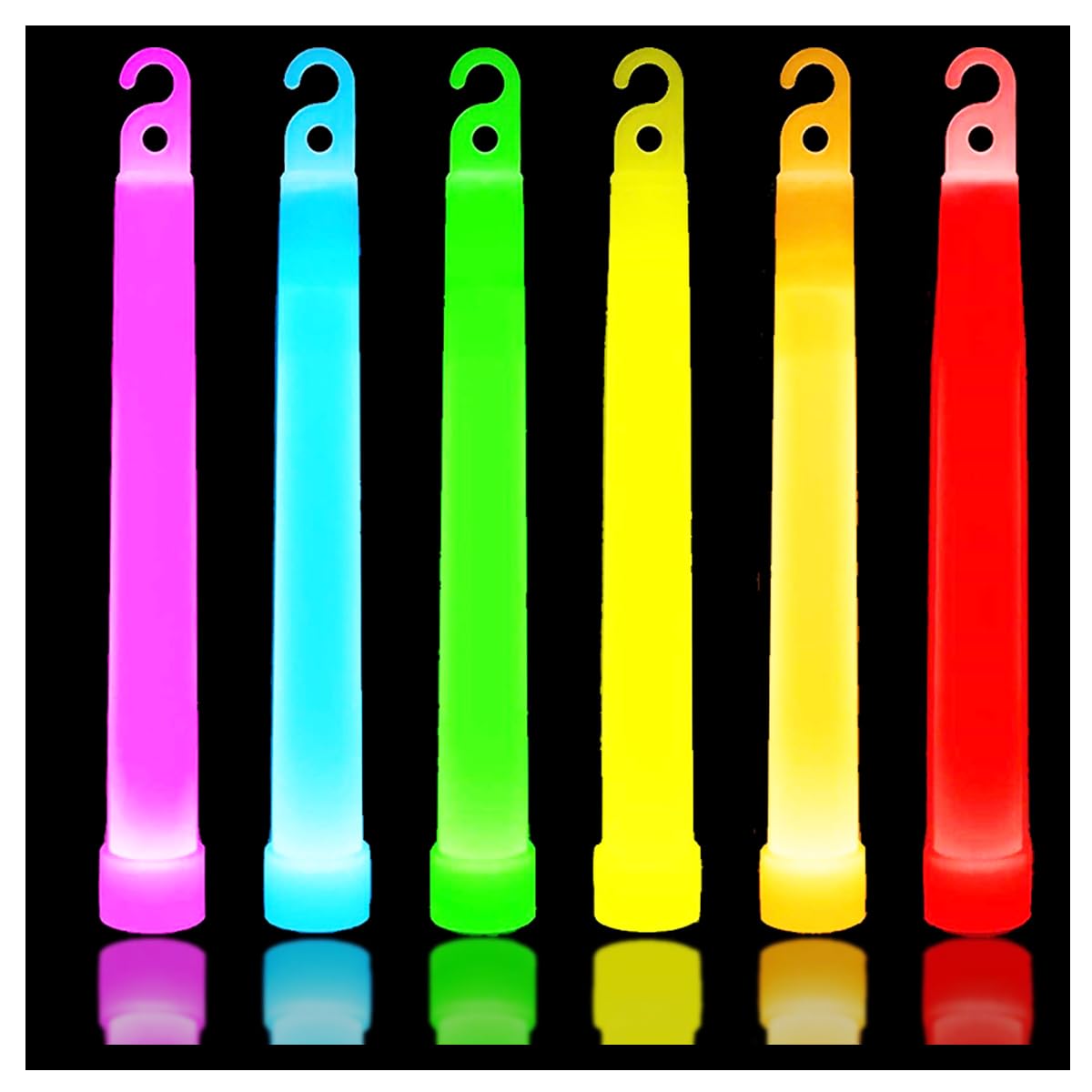 Glow Sticks in The Dark Party Supplies, 12 Hours Duration Emergency Glow Sticks Bulk Party Pack, Glow Party Supplies, Glow Sticks for Kids, Glow in