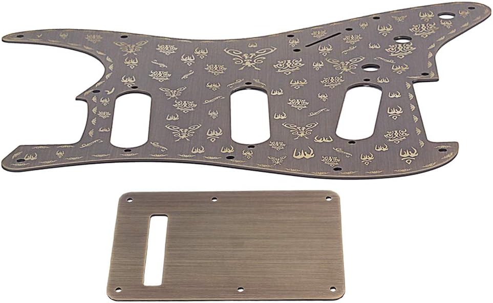 Alnicov 62 Pickguard 11 Hole Stratocaster Pickguard SSS Guitar Pick Guard for Fender Standard Strat Guitar Replacement