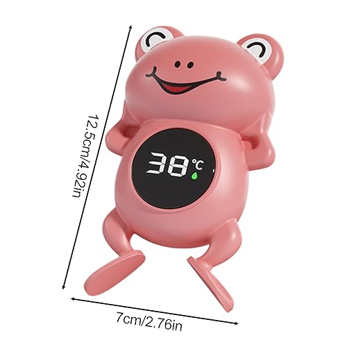 Miniatura 6 de Bath Thermometers  Waterproof Bath Tub Thermometer, Cute Cartoon Frog Temperature Monitor  Digital LED Display Thermometer for Bathtub Safety,