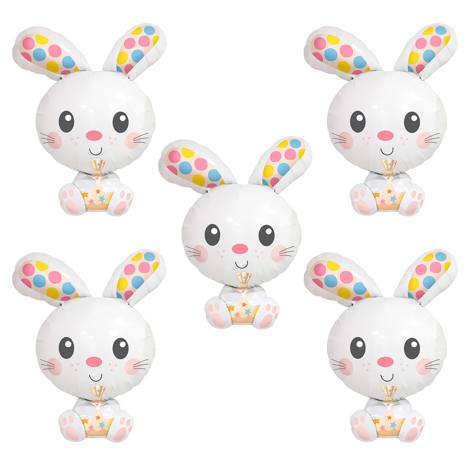Ballons Lapin Mignons Dessins Animés Jouets Gonflables Créatifs Décorations Fête Enfants
