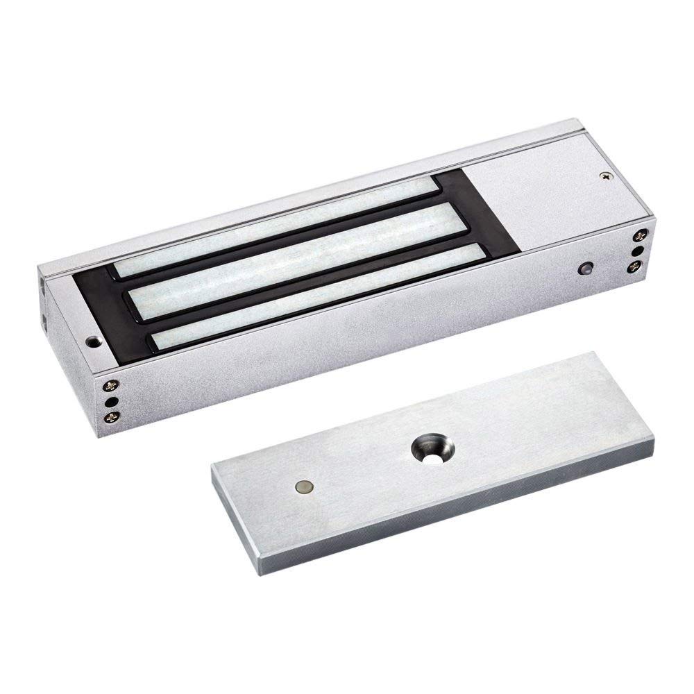 Serrure électromagnétique 500 kg 12V 24V avec indicateur LED et options NO NC