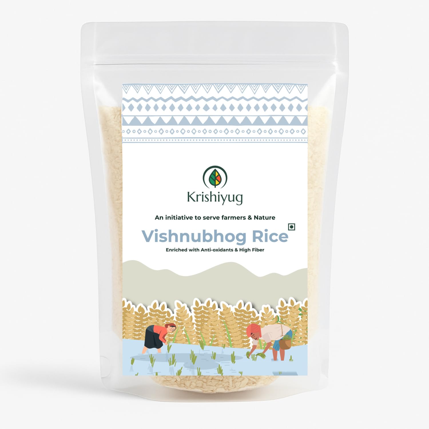 Krishiyug Vishnubhog Rice- Traditional Aromatic Rice from Chhattisgarh-Naturally Grown- Soft Texture With Natural Fragrance- Ideal for Daily Meals (5Kg)-image-7