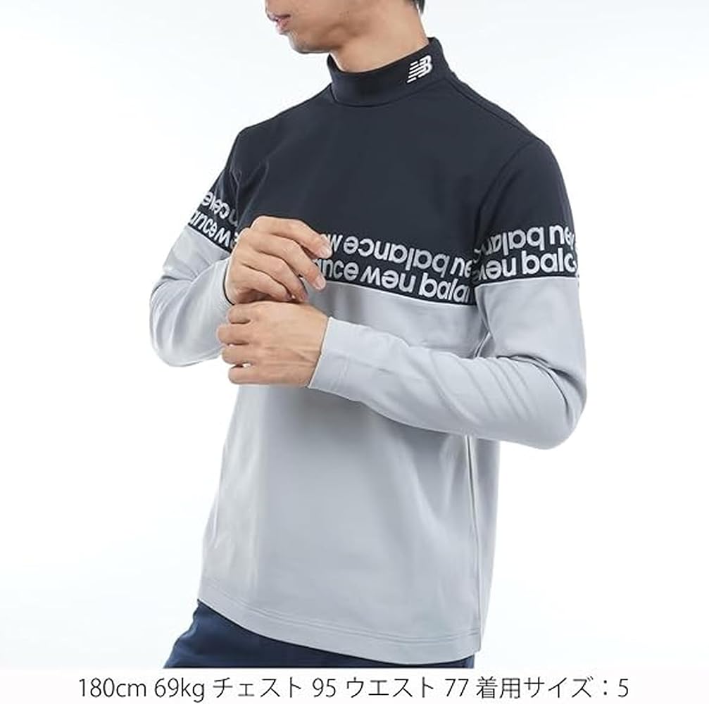 Amazon.co.jp: [ニューバランス] ゴルフ メンズ 長袖 モックネック