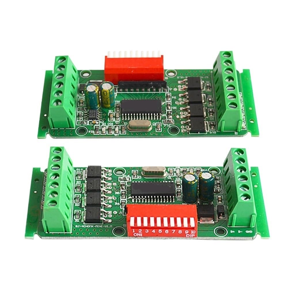 1PCS DMX512 3CH 4CH Controller 3 Channel/4 Channel RGB RGBW decoder LED Light dimmer Control for Controlling DC12V-24V(Bare Board,4CH)