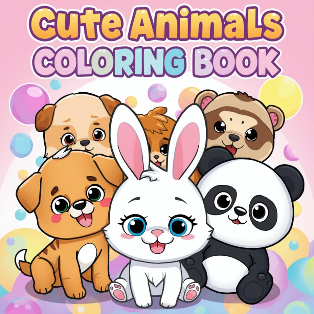 Cute Animals COLORING BOOK