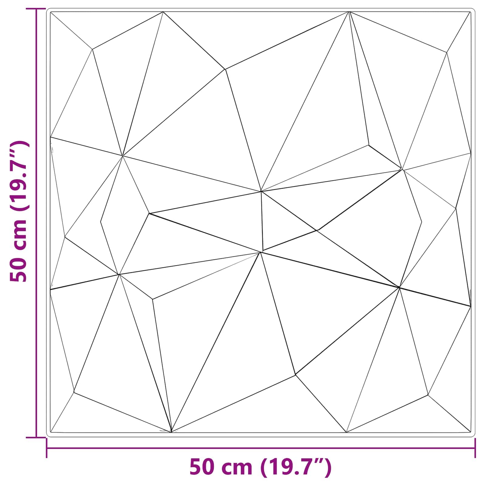 Panele ścienne, zestaw 12 sztuk, zieleń diamentowa, okładziny ścienne 3D z pianki XPS 50 x 50 cm, do salonu, sypialni, korytarza, wnętrz, dekoracja z głębią