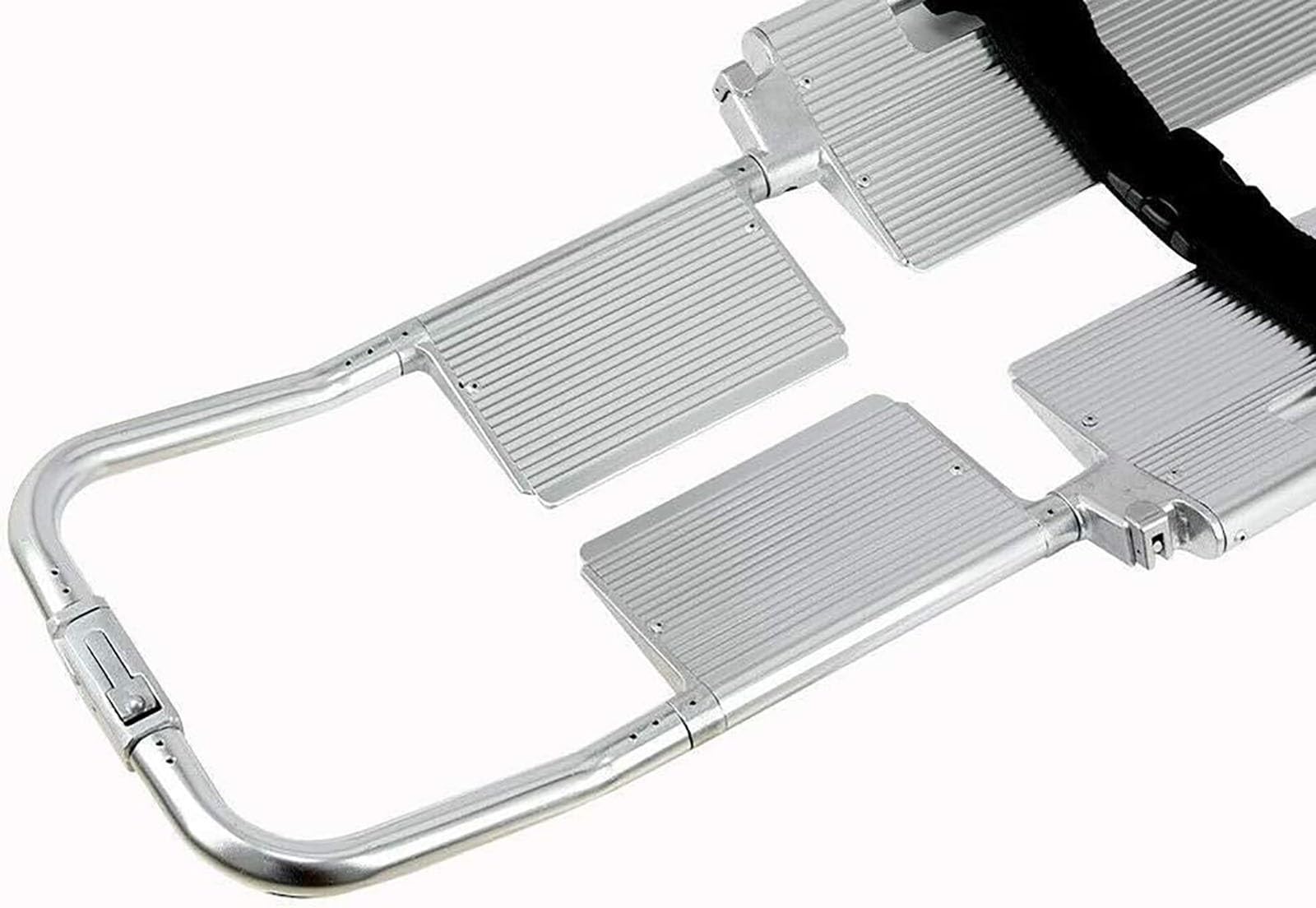 Camilla de emergencia médica, Camilla de emergencia plegable de aluminio con Pala, Camilla médica portátil de Longitud Ajustable para transporte de pacientes.