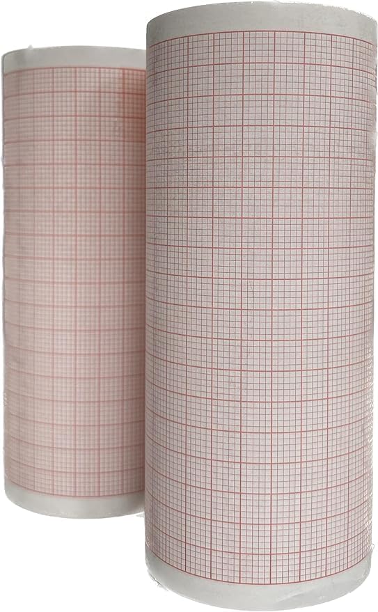 CARTA TERMICA PER ECG CARDIOLINE 100L (100MM x 20 Metri) - 10 ROTOLI. Riferimento originale 66010055C