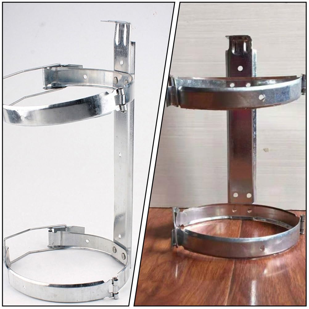 Alipis 2piezas Soporte De Pared para Extintor De Incendios Montaje Y Práctico Rack De Almacenamiento para Extintor Accesorio Esencial para Seguridad Hogares Y Coches