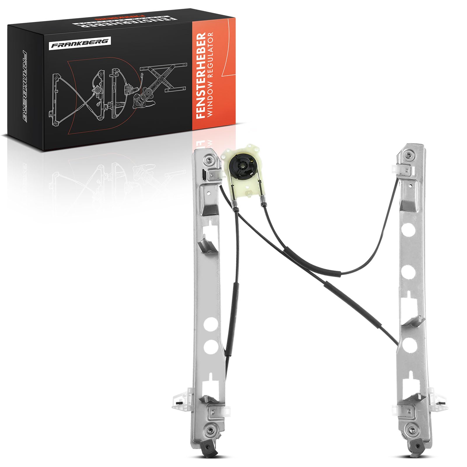 Frankberg Window Regulator Front Right Compatible with M.e.g.a.n.e MK II Hatchback 2002-2009 M.e.g.a.n.e MK II Saloon 2003-2009 M.e.g.a.n.e MK II Estate 2003-2009 Replace# 8200325135