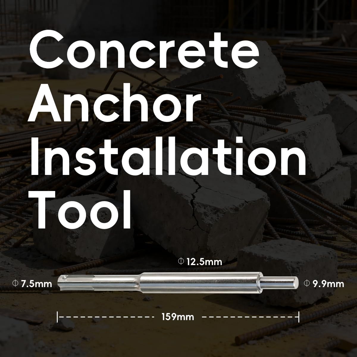 DIABST37-SDS Setting Tool - Concrete Anchor Installation -3