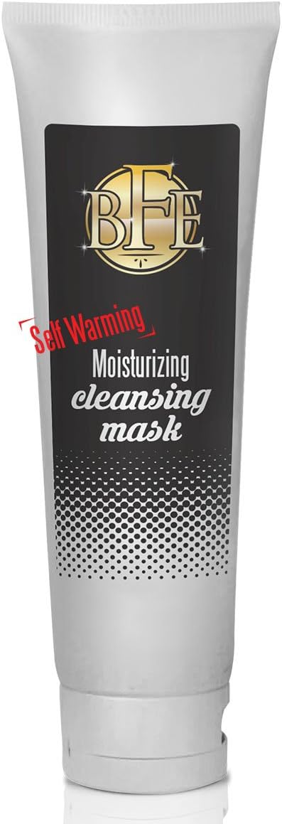 Anti-Aging Facial Cleanser- Self-Warming Kaolin Clay Facial Treatment Mask with Time Released, Moisture Replenishing Vitamin E Microbeads that Activate Upon Contact with Skin for Teens, Women & Men.