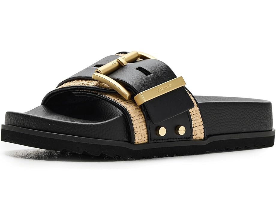 AllSaints Ellie Raffia Slider - Pair View