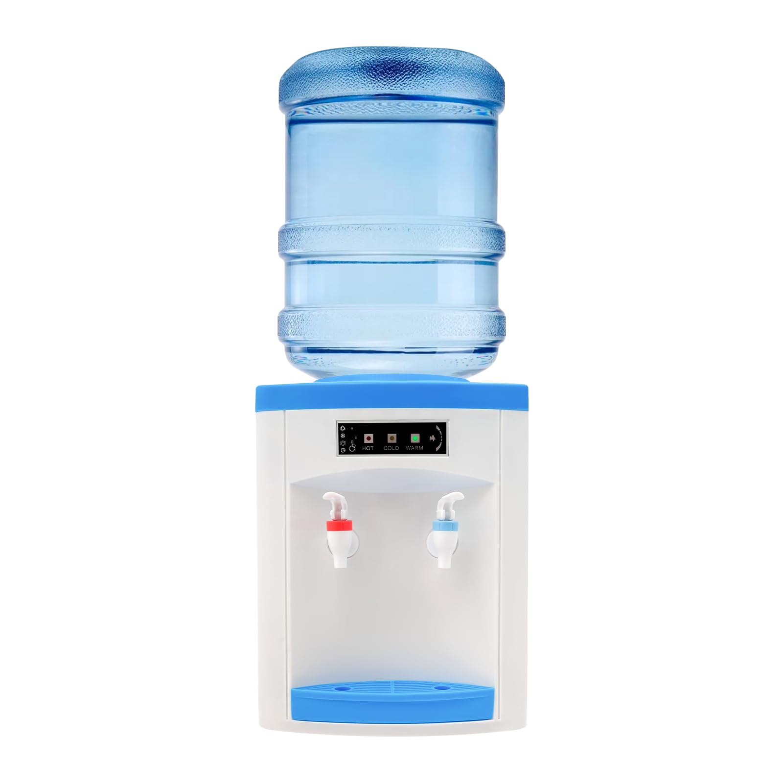 Dispensador de agua, fuente de agua, Water Dispenser, calienta y enfrÃa, acero inoxidable PP filtro botella 5 l/h 0,7 l/h agua caliente frÃa 4,5-18,9 l 25,5x23,5x33 cm oficina hogar cocina uso diario