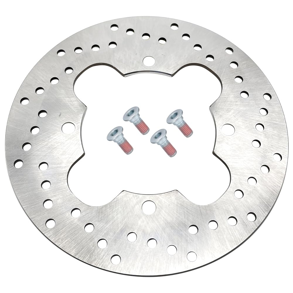Disco de freno trasero con espárrago compatible con Honda TRX400EX Sportrax 1999-2008 TRX400X 2009 2012-2014 43251-HN1-003 90105-MK5-000