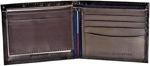 Miniatura 4 de Tommy Hilfiger Men's Passcase Wallet with Removable ID Window Marrón marrón