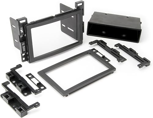 Scosche GM2500B Compatible con Select 2005-Up GM ISO Double DIN DIN Pocket Dash Kit Negro