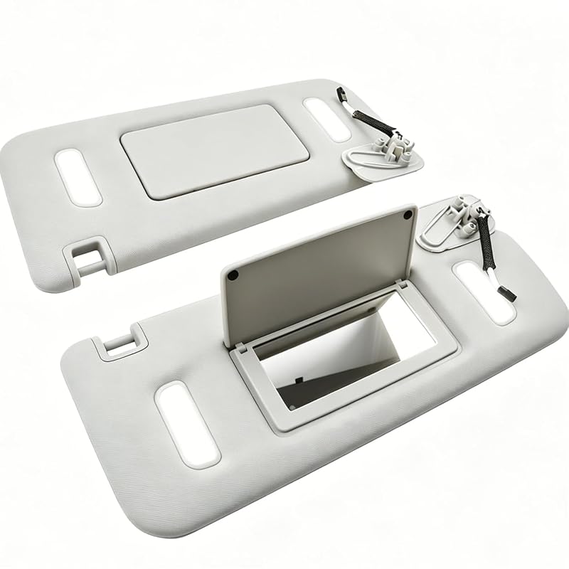 Par de Para-Sóis Internos Cinza para Chevrolet, GMC e Cadillac 2007–2014, Códigos 22850306 e 22850310