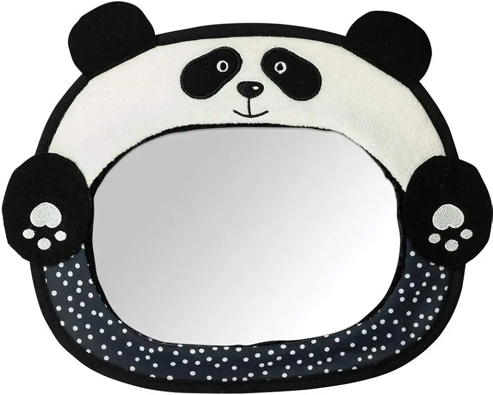 Buba Espelho Para Banco Traseiro Pandinha Preto